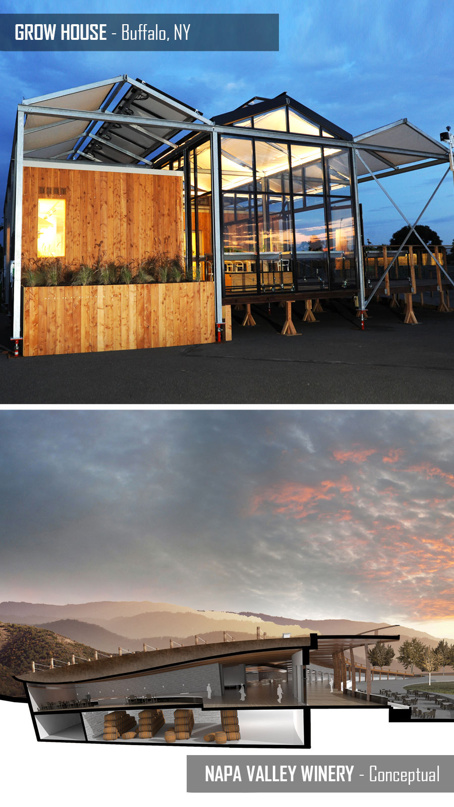 Grow House and Napa Valley Winery